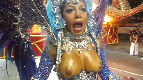 Nye paulina reis with big breasts at carnival rio de janeiro - muse of unidos de bangu friske film