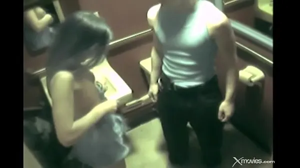 Nye Wife with gorgeous body cheats in toilet during a party friske film