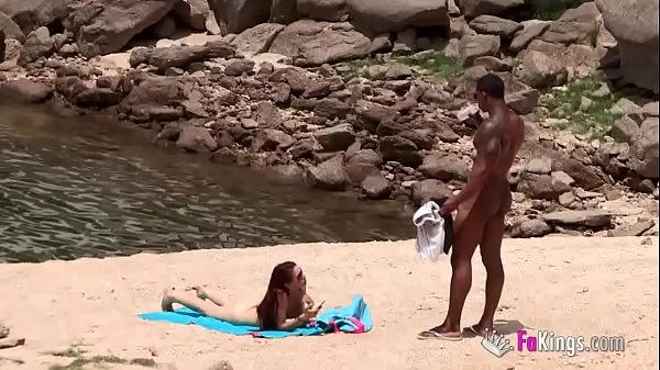 New The massive cocked black dude picking up on the nudist beach. So easy, when you're armed with such a blunderbuss fresh Movies