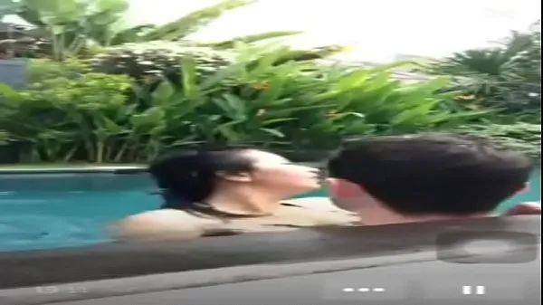 Indonesian fuck in pool during live Filem baharu baharu