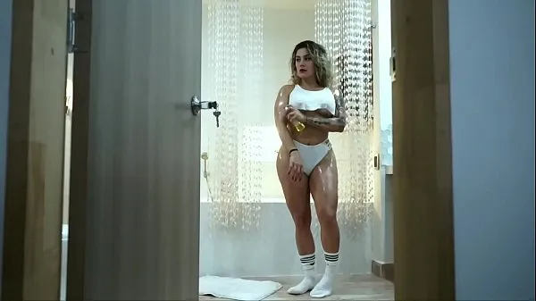 Nya Sexy latin perfect girl having a nasty shower färska filmer