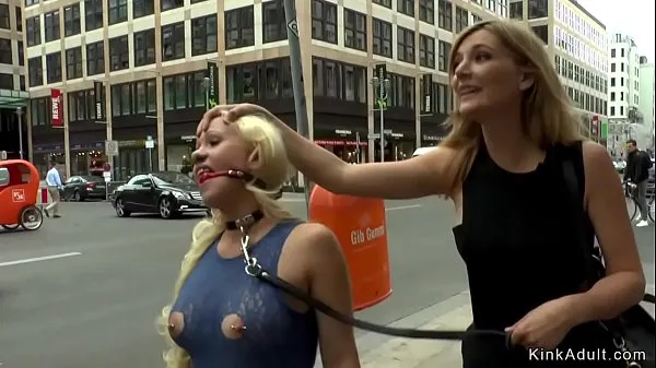 New Busty petite blonde gangbang in public fresh Movies