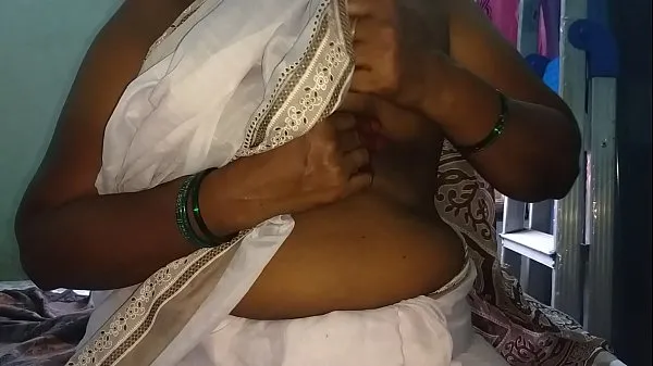 Nové south indian desi Mallu sexy vanitha without blouse show big boobs and shaved pussy nové filmy