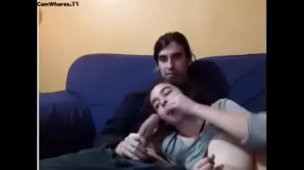 New Couple has sex on the sofa fresh Movies