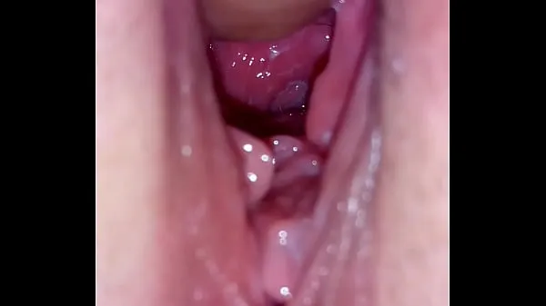 新的 Close-up inside cunt hole and ejaculation 新鲜电影