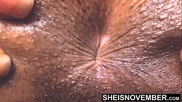 New The Above Point Of View Of My Cute Brown Ass Hole Closeup In Slow Motion While Poking Out My Shaved Pussy Lips Fetish, Horny Blonde Black Whore Sheisnovember Laying Prone On Her Dark Sofa Completely Naked Exposing Her Young Hips on Msnovember fresh Movies