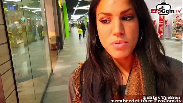 Nowe German amateur latina teen public pick up in shoppingcenter and POV fuck with huge cum loadsświeże filmy