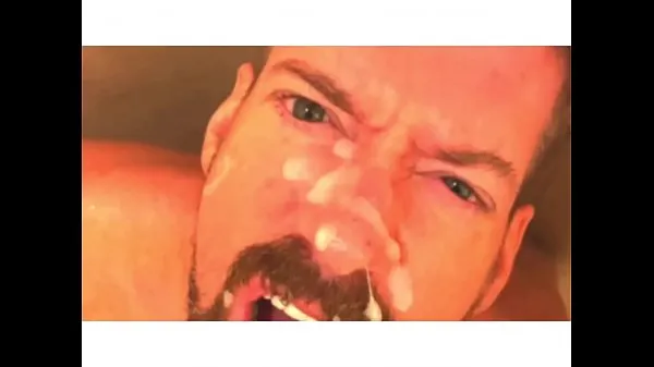 Nye Piss pig is rewarded with a cum facial friske film