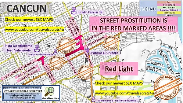 Nuevas Mapa de prostitución callejera de Cancún, México con indicación de dónde encontrar trabajadores callejeros, autónomos y burdeles. También te mostramos el Bar, la Vida Nocturna y el Barrio Rojo de la Ciudad, Mamadapelículas nuevas