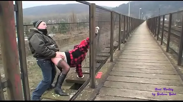 New Stepdad picks up stepdaughter from school and then fucks her on a bridge fresh Movies