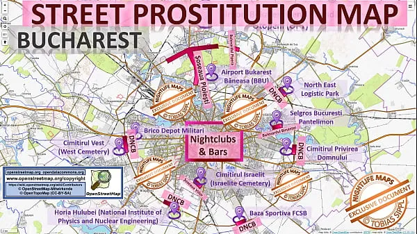 Nuevas Mapa de prostitución callejera de Bucarest, Rumanía, Rumänien con indicación de dónde encontrar trabajadores callejeros, autónomos y burdeles. te mostramos el Bar, la Vida Nocturna y el Barrio Rojo de la Ciudadpelículas nuevas