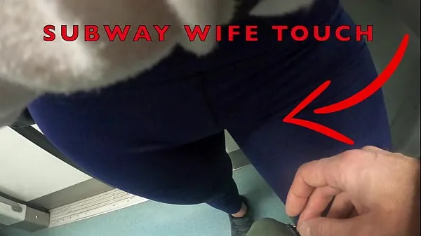 My Wife Let Older Unknown Man to Touch her Pussy Lips Over her Spandex Leggings in Subway Phim mới mới