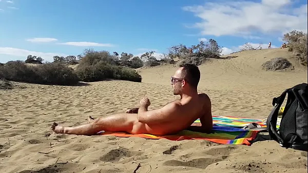 New Public handjob in the dunes of Gran Canaria fresh Movies
