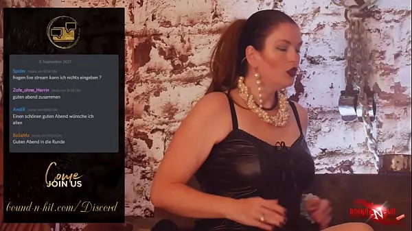 نئی BoundNHit Discord Stream # 7 Fetish & BDSM Q&A with Domina Lady Julina تازہ فلمیں