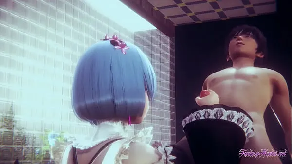 新しいRe：ゼロから始める異世界生活-レム手コキwith POV（無修正）-日本のアジアのマンガアニメゲームポルノ新鮮な映画