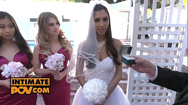 Yeni itsPOV - Wedding night fuck foursome with Gianna Dior, Kristen Scott and Jade Kush yeni Filmler