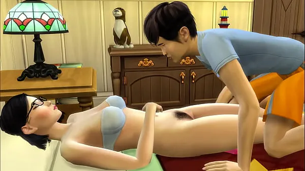 نئی Japanese step-son Finds His Step-Mom Naked In Bed After Masturbating And Being A Virgin He Was Curious To See What Her Pussy Looked Like And Offered Oral Sex To Her, Then He Continued تازہ فلمیں