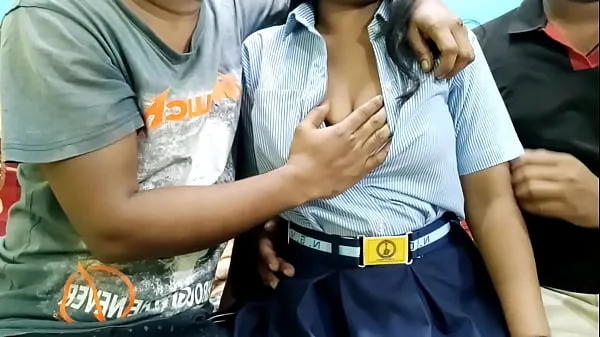New Two boys worked hard on the girl after seducing the girl of the college | Mumbai Ashu fresh Movies