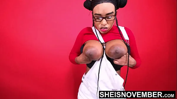 Nya I'm Erotically Posing My Large Natural Tits And Huge Brown Areolas Closeup Fetish, Bending Over With My Big Boobs Bouncing, Petite Busty Black Babe Sheisnovember Jiggling Her Saggy Bomb Shells While Bending Over After Sitting on Msnovember färska filmer