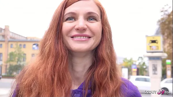 Új GERMAN SCOUT - Small Boobs Redhead College Girl Lina Joy talk to Rough Amateur Sex friss filmek