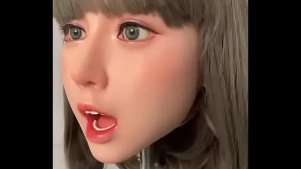 Silicone love doll Coco head with movable jaw Film baru yang segar