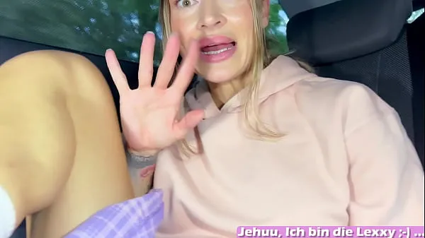 New German slut masturbates publicly in the taxi fresh Movies