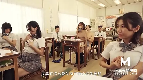 New Trailer-MDHS-0009-Model Super Sexual Lesson School-Midterm Exam-Xu Lei-Best Original Asia Porn Video fresh Movies