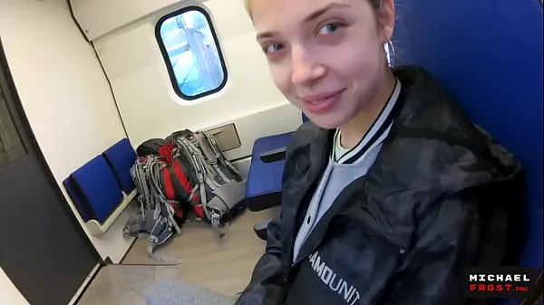 New Real Public Blowjob in the Train | POV Oral CreamPie by MihaNika69 and MichaelFrost fresh Movies