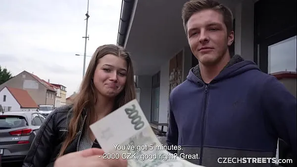 Nowe CzechStreets - He allowed his girlfriend to cheat on himświeże filmy