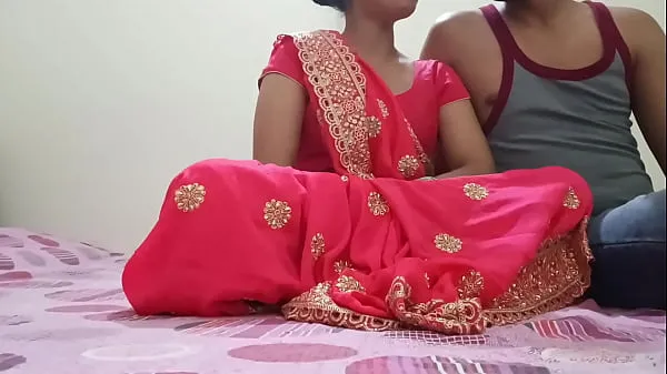 Nowe Indian Desi newly married hot bhabhi was fucking on dogy style position with devar in clear Hindi audioświeże filmy