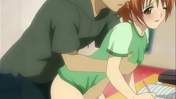 Nouveaux Demi-frère plus âgé touchant sa demi-soeur pendant qu'elle étudie - Hentai non censuré nouveaux films