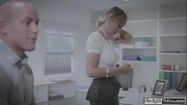 Nye Secretary gets fucked rough by her boss friske film