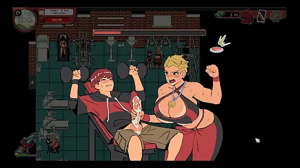 Nye Spooky Milk Life [ Taboo hentai game PornPlay] Ep.23 femdom handjob at the gym friske film