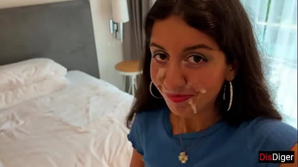 Yeni Step sister lost the game and had to go outside with cum on her face - Cumwalk yeni Filmler