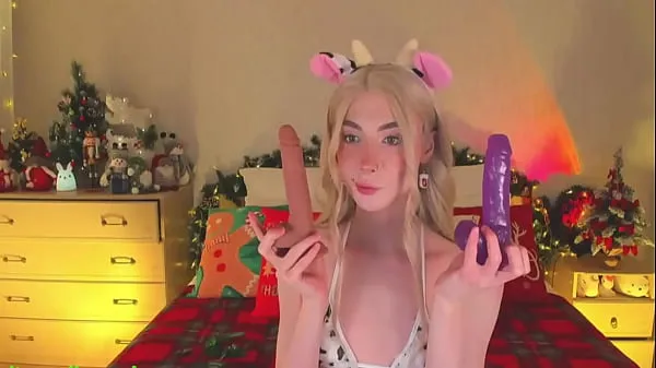 Nové Sweet Eaton Flexing Her Toys while doing Ahegao nové filmy