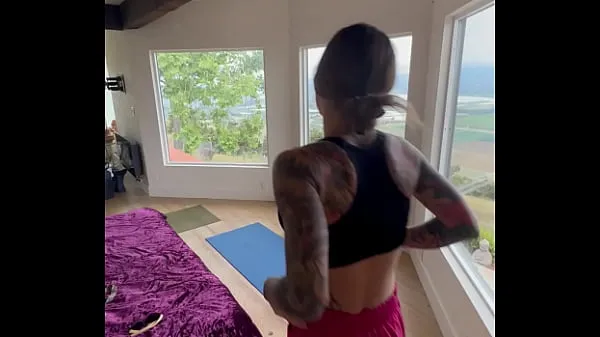 naked yoga flexible fitness session Filem baharu baharu